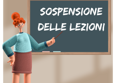 SOSPENSIONE DELLE LEZIONI E CHIUSURA DELLE SEGRETERIE 24 E 25 APRILE 2023